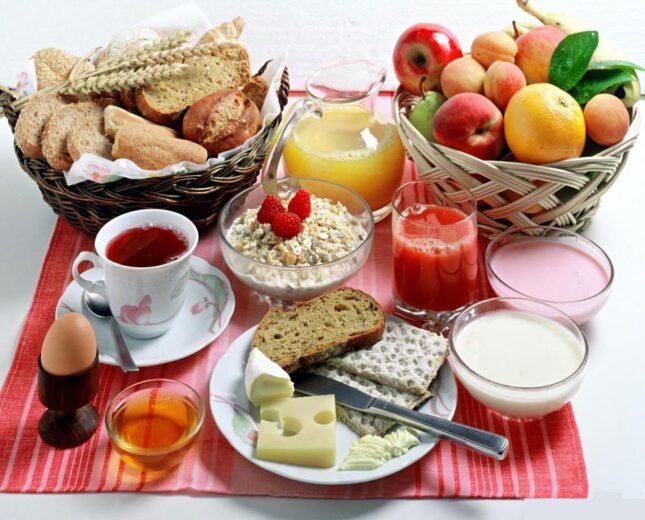 لیست صبحانه برای دیابتی ها