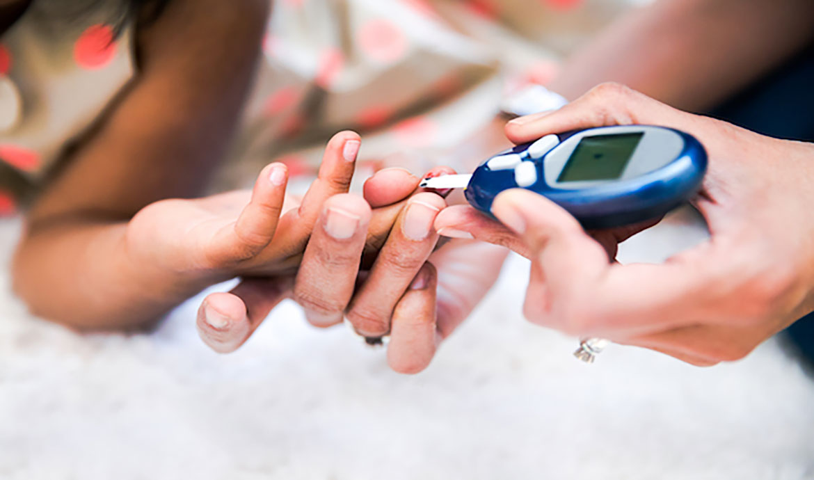 پایین آوردن قند خون کودکان مبتلا به دیابت نوع ۱ و ۲
